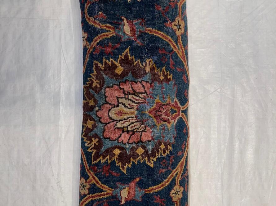 1778p Mid-18th Century Amritzar Tapestry Pillow 43″ x 13″