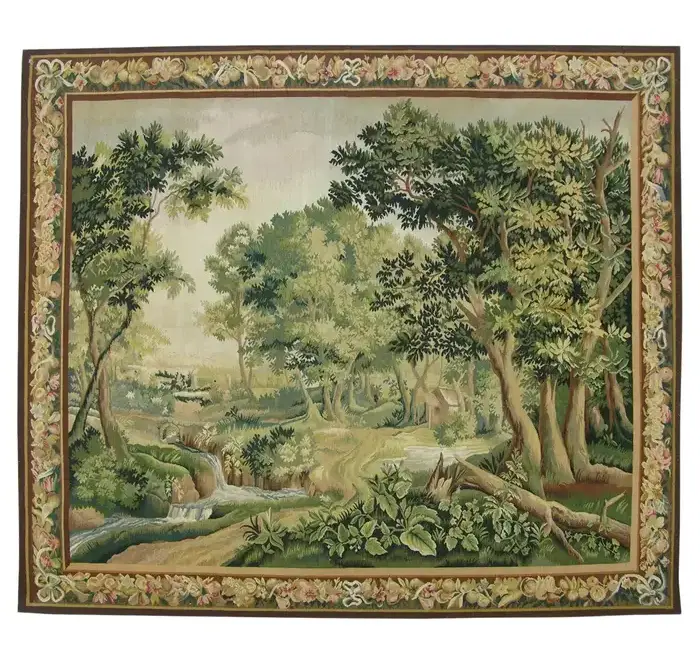 20th Century Vintage Tapestry 5.93″ X 5.07″