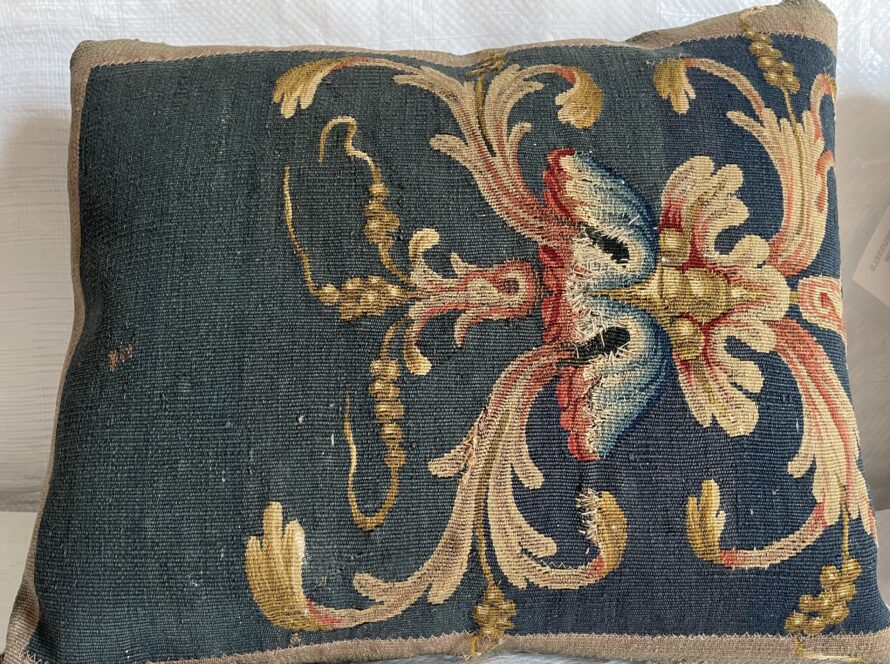 17th Century Brussels Tapestry Pillow 2085p